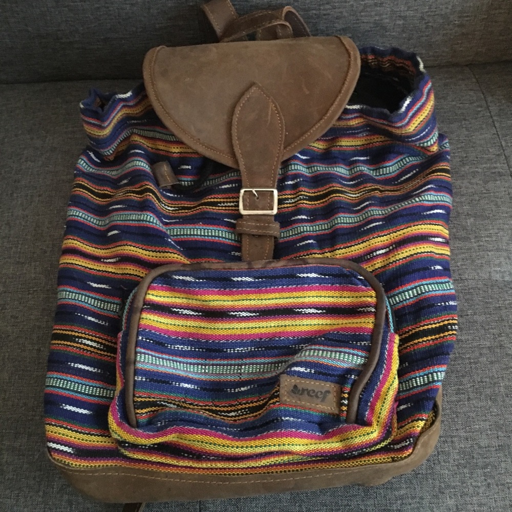 Tribal print reef backpack